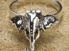 Inel argint Poison Ring Elefant