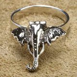 Inel argint Poison Ring Elefant